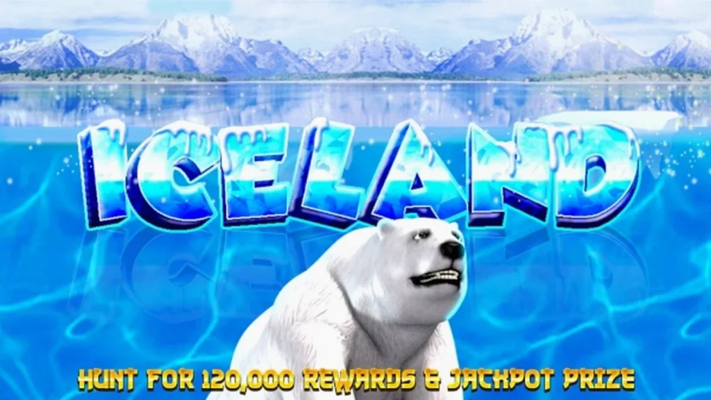 Pemandangan visual slot bertema es Iceland dari Spadegaming